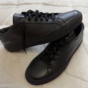 NEW! $565 Common Projects Achilles Low Top Sneakers Black 42 9